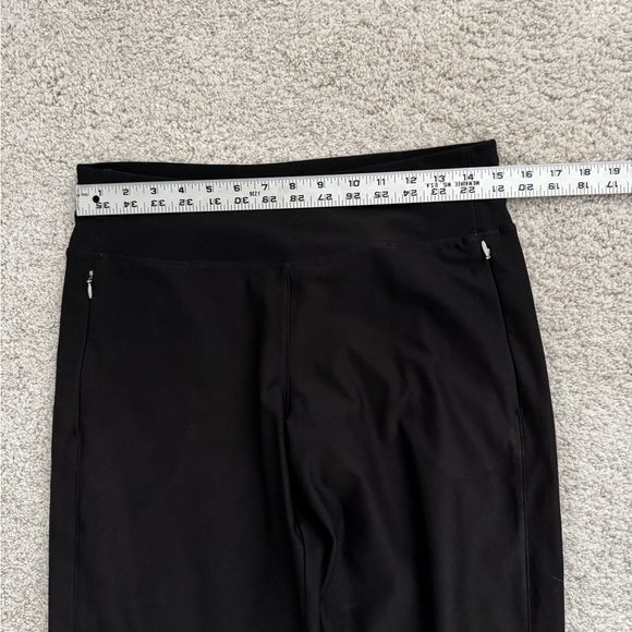 Lucy Black Loose Fit Wide Leg Cropped Leggings - Picture 5 of 8